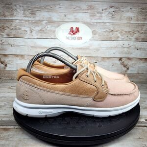 Skechers Go Step Goga Max Women's Size 9.5 Natural Beige Casual Boat Shoes 14416